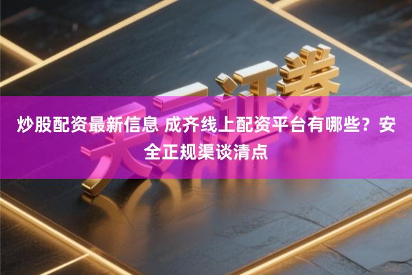 炒股配资最新信息 成齐线上配资平台有哪些？安全正规渠谈清点